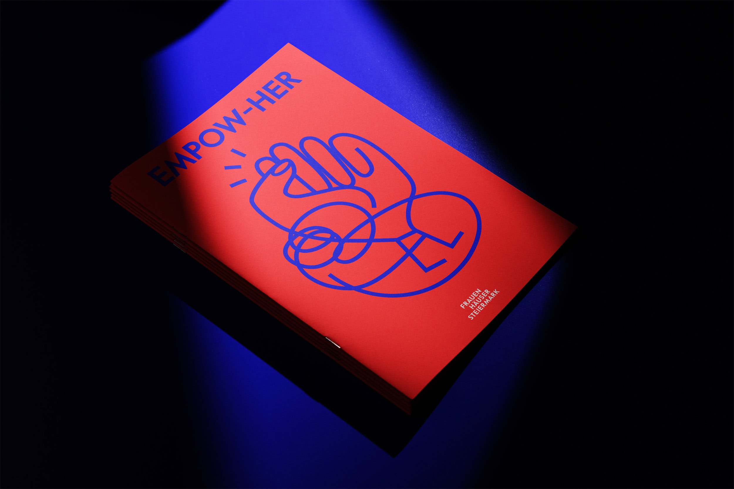 Frauenhäuser Branding, Folder Cover Design