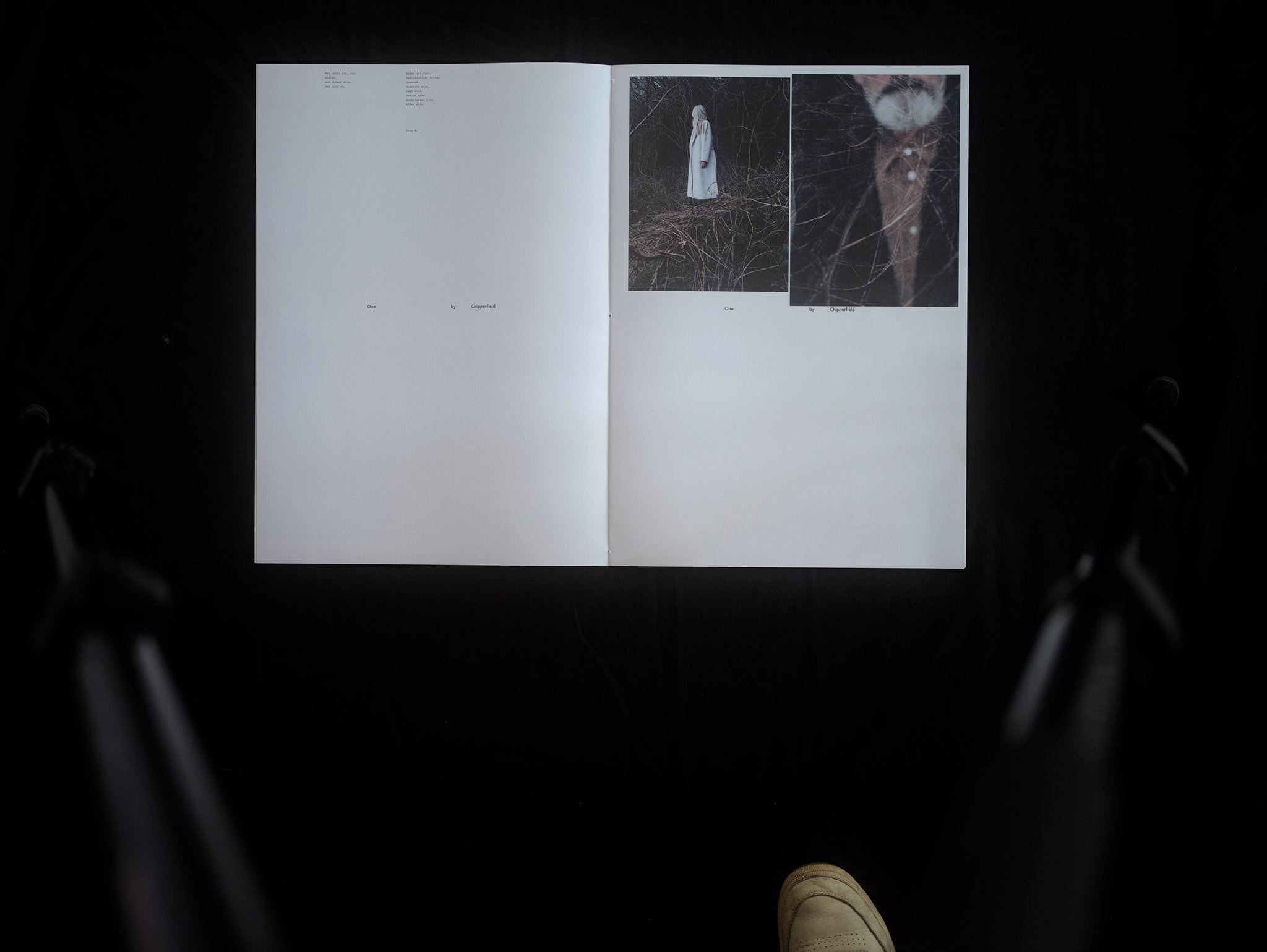 ONE Magazine Design Spread two elderly people